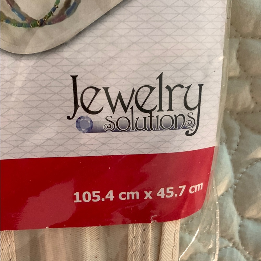 Hanging Jewelry Organizer with White and Clear Pockets - Picture 5 of 8